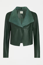Load image into Gallery viewer, Elk Fine Leather Jacket Milan Green
