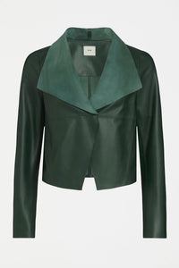 Elk Fine Leather Jacket Milan Green