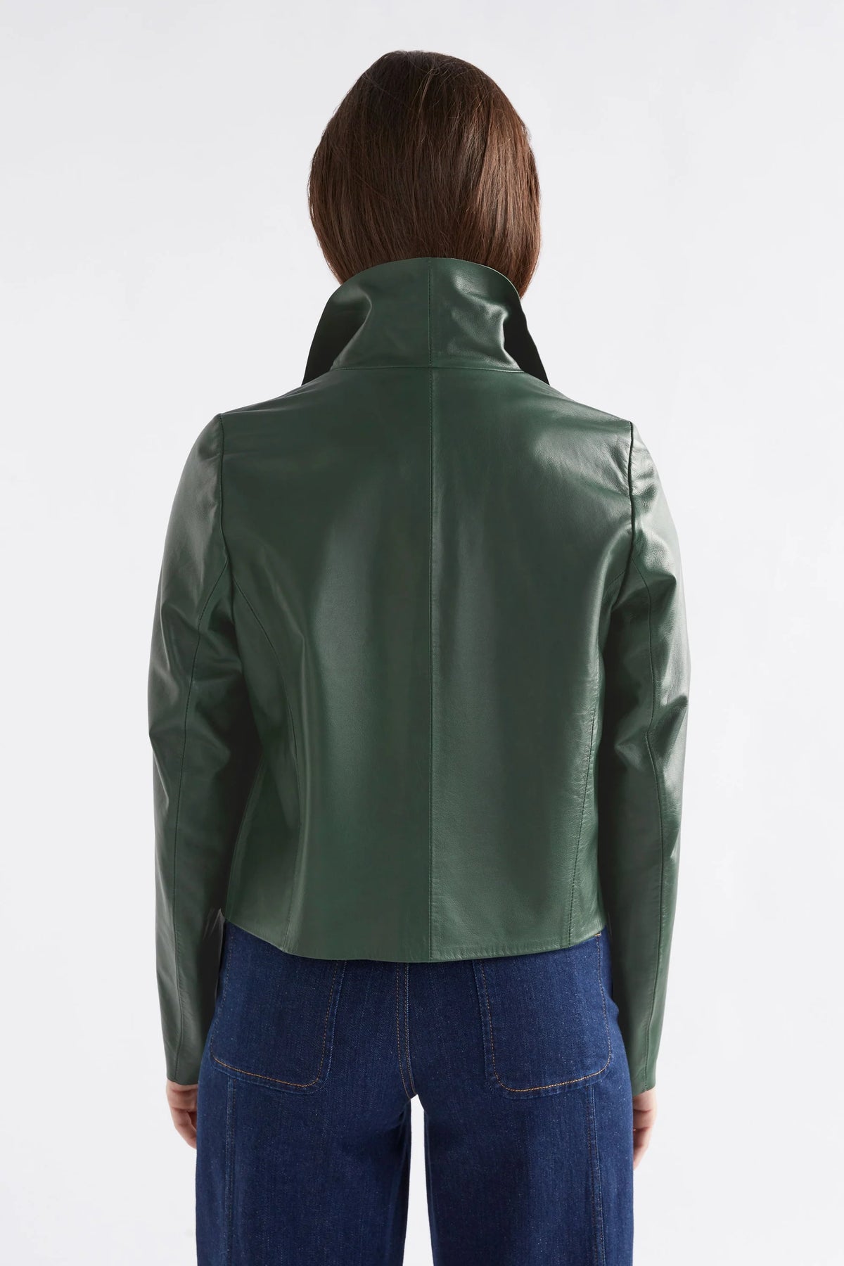 Elk Fine Leather Jacket Milan Green