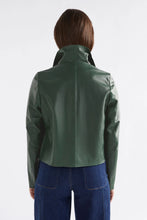 Load image into Gallery viewer, Elk Fine Leather Jacket Milan Green
