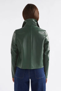 Elk Fine Leather Jacket Milan Green
