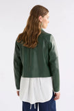 Elk Fine Leather Jacket Milan Green