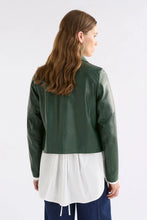 Load image into Gallery viewer, Elk Fine Leather Jacket Milan Green
