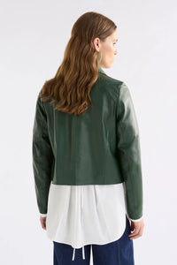 Elk Fine Leather Jacket Milan Green