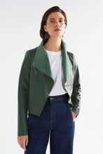 Load image into Gallery viewer, Elk Fine Leather Jacket Milan Green
