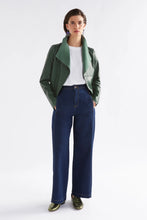 Load image into Gallery viewer, Elk Fine Leather Jacket Milan Green
