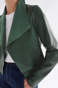 Elk Fine Leather Jacket Milan Green