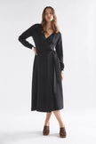 ELK Edita Wrap Dress Black