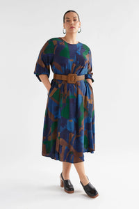 Elk Dega Dress Orda Print