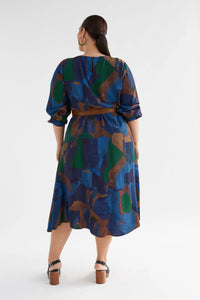 Elk Dega Dress Orda Print