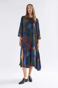 Elk Dega Dress Orda Print