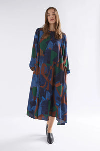 Elk Dega Dress Orda Print