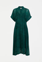 Load image into Gallery viewer, Elk Krava Sheer Dress Malachite Print
