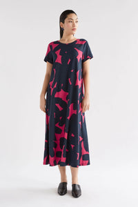 Elk Haki Dress Tera Print