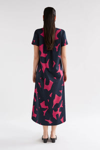 Elk Haki Dress Tera Print