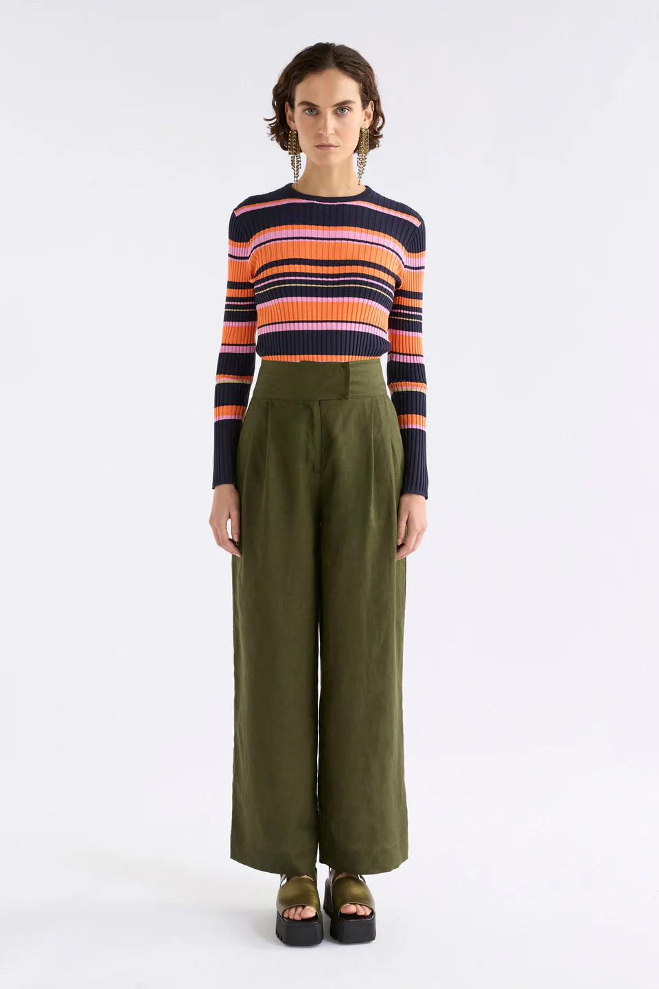 Elk Lejer Pant Bright Olive