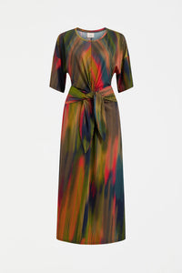 Elk Kihte Tshirt Dress Arran Stripe Print