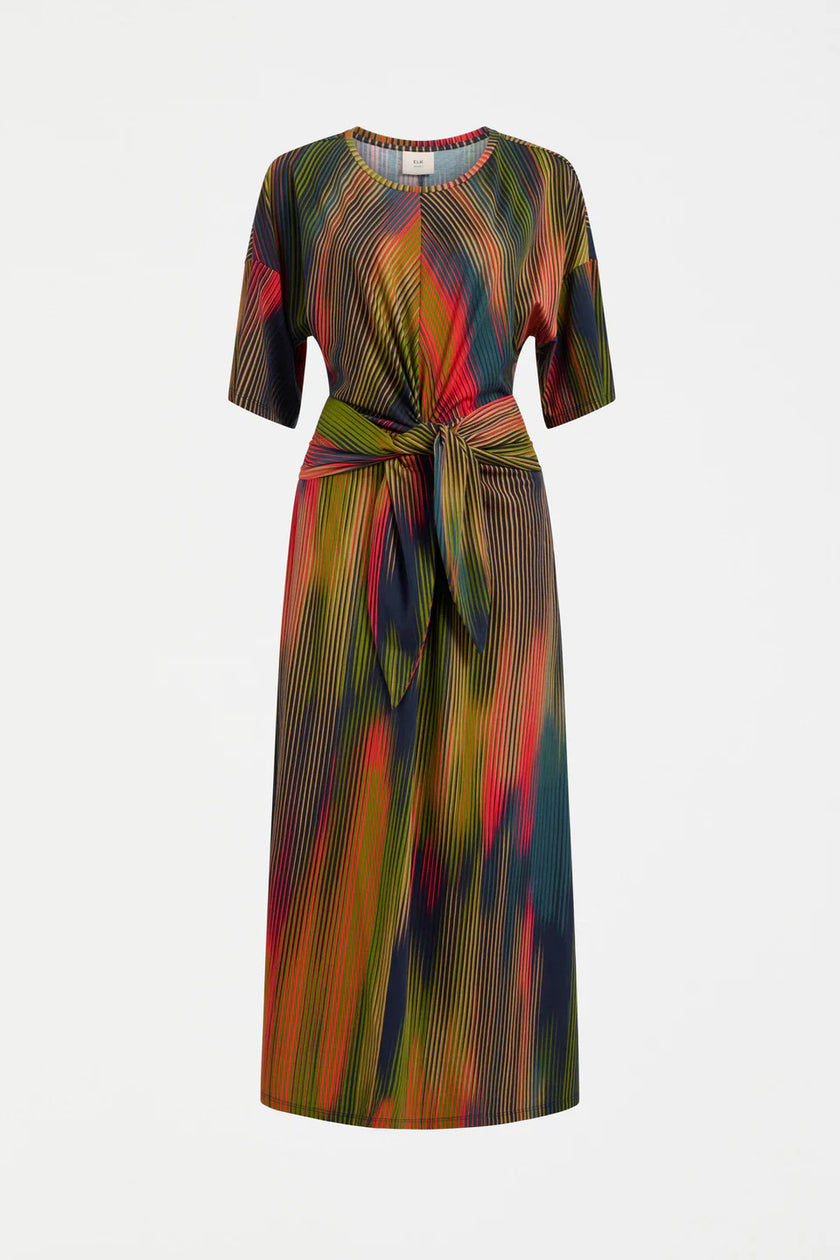 Elk Kihte Tshirt Dress Arran Stripe Print