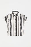 Elk Reza Shirt Fez Print White