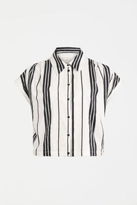 Elk Reza Shirt Fez Print White