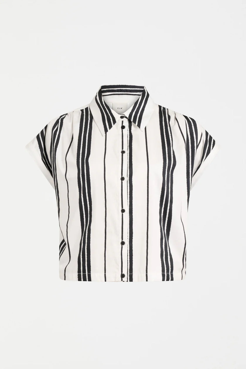 Elk Reza Shirt Fez Print White