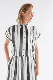 Elk Reza Shirt Fez Print White