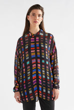 Load image into Gallery viewer, Elk Eir Sheer Shirt Tessela Print
