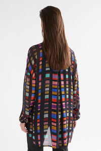 Elk Eir Sheer Shirt Tessela Print