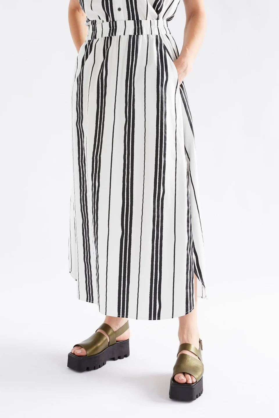 Elk Fez Skirt Fez Print White