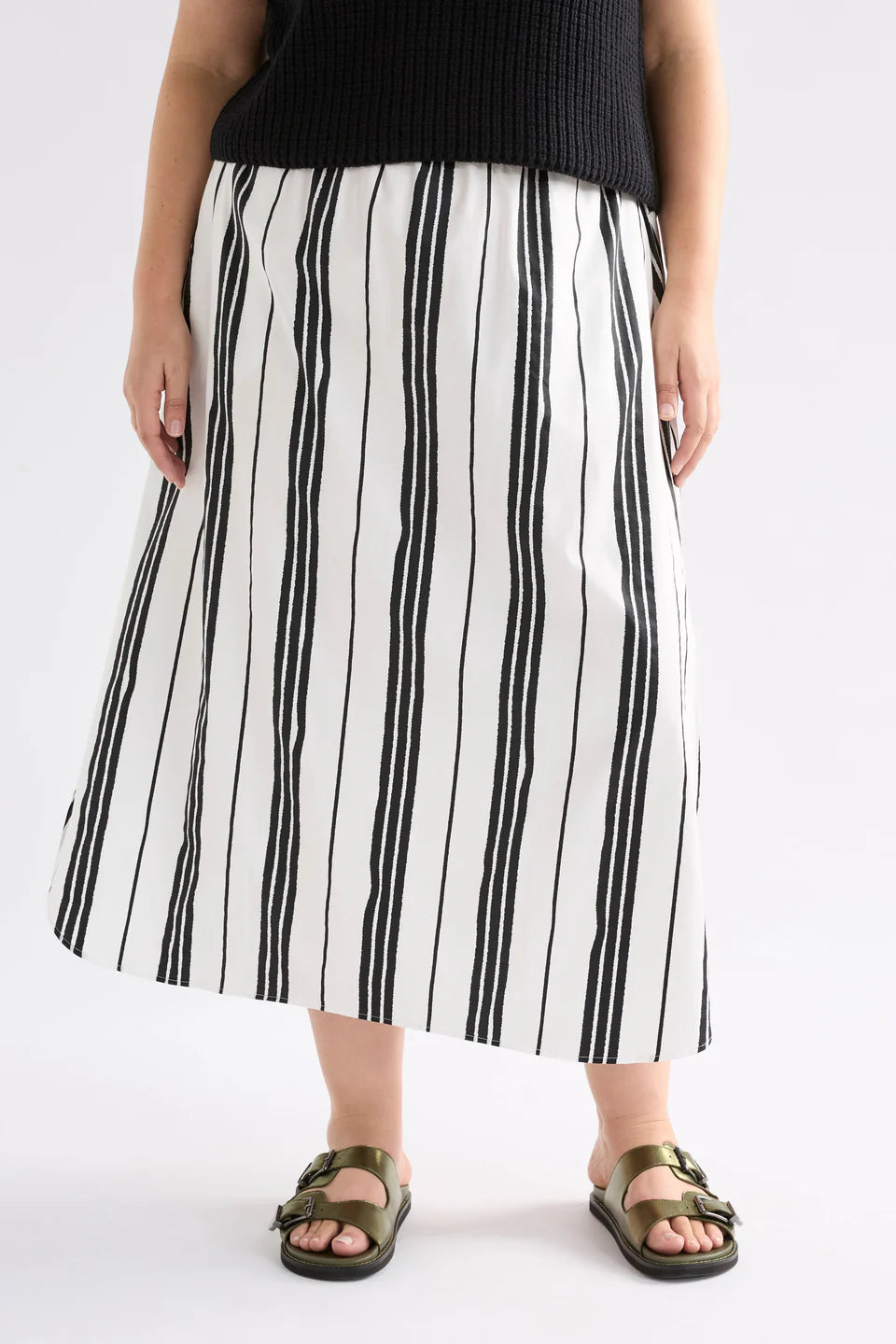 Elk Fez Skirt Fez Print White