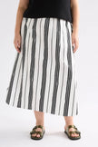 Elk Fez Skirt Fez Print White