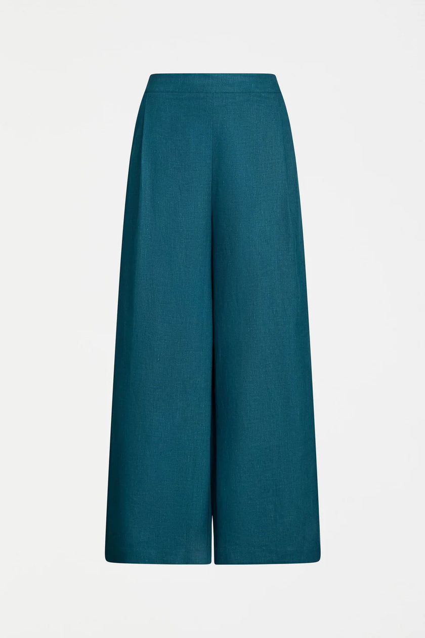 Elk Ilona Linen Pant Peacock