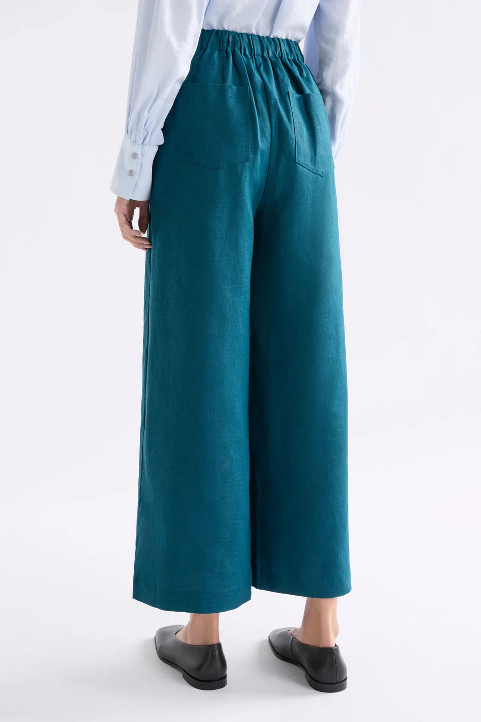 Elk Ilona Linen Pant Peacock