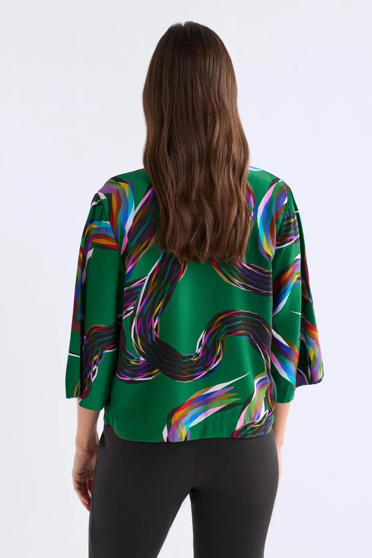 Elk Metz Top Facet Print