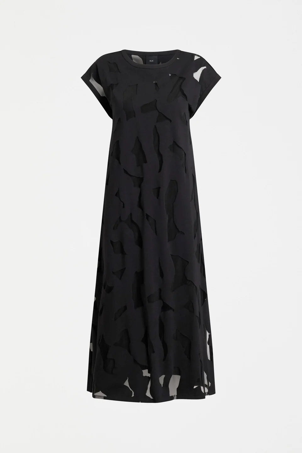 ELK Varr Burnout Dress Black