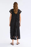 ELK Varr Burnout Dress Black