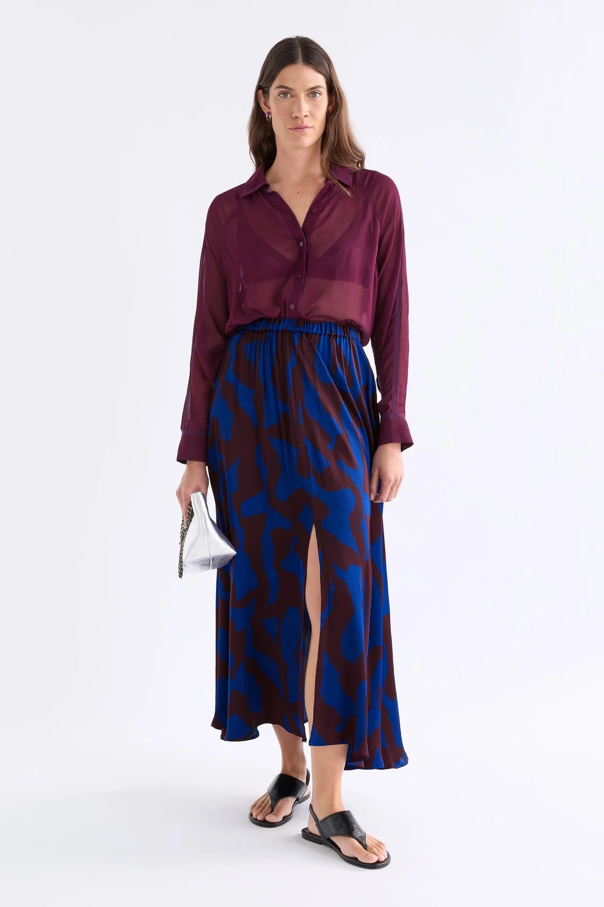 Elk Besa Skirt Varr Print Shiraz