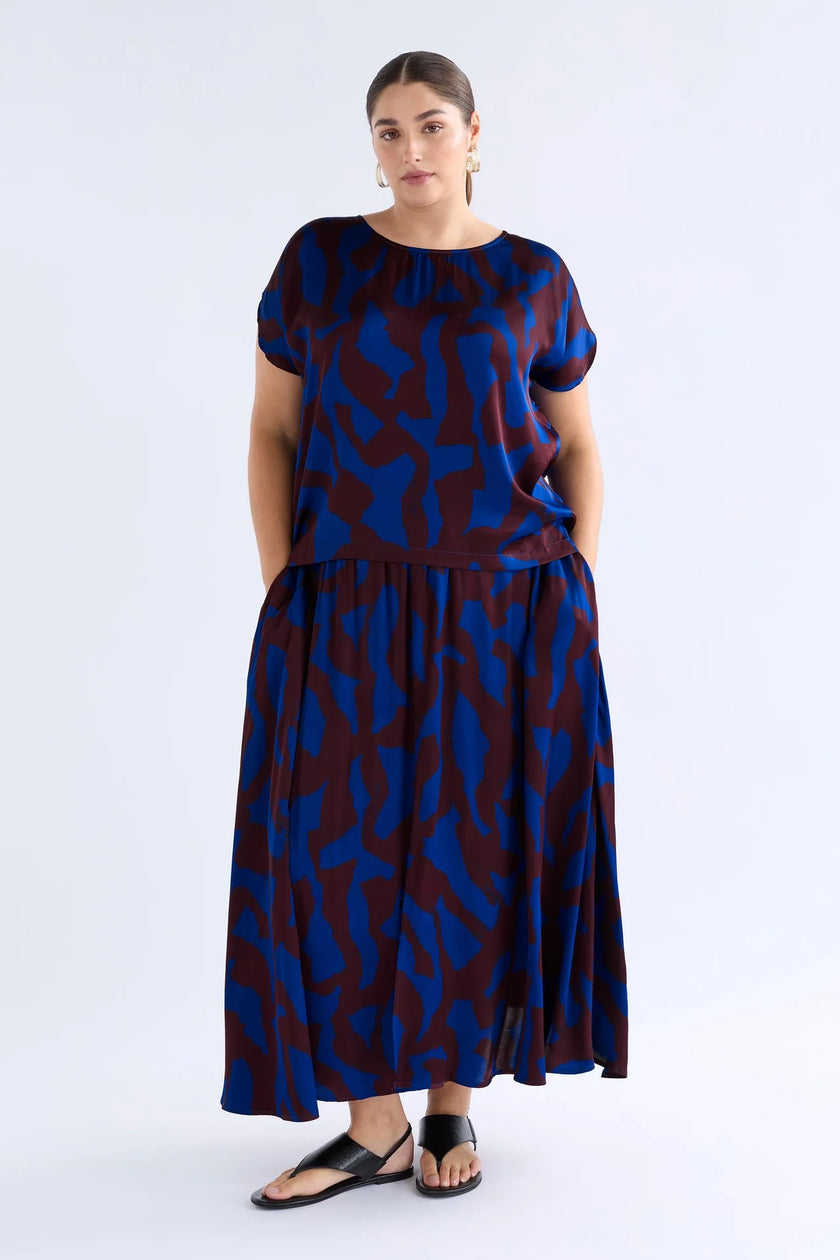 Elk Besa Skirt Varr Print Shiraz