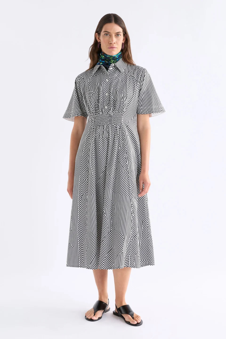 ELK Vier Dress Mane Print