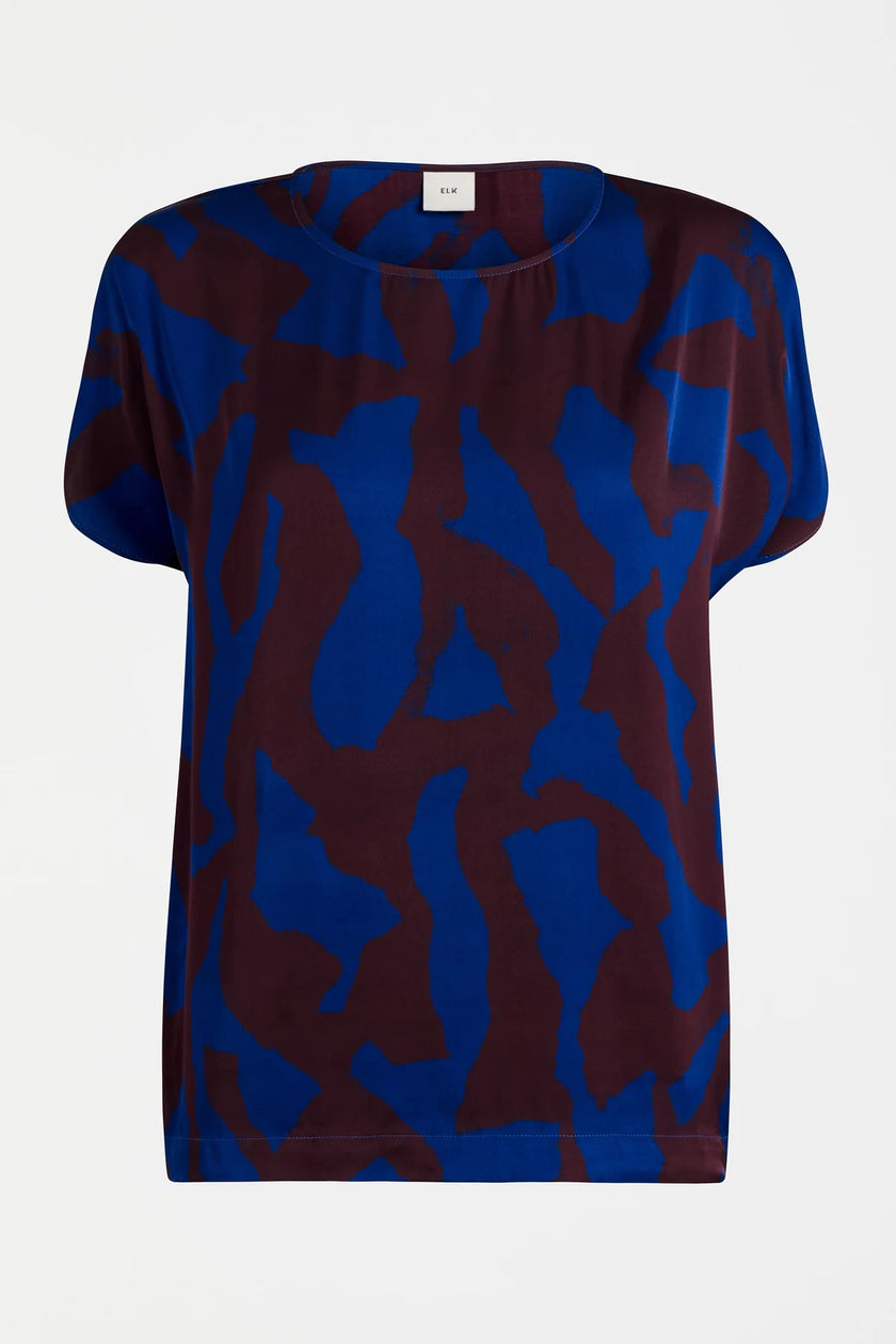 Elk Besa Top Varr Print Shiraz