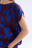 Elk Besa Top Varr Print Shiraz