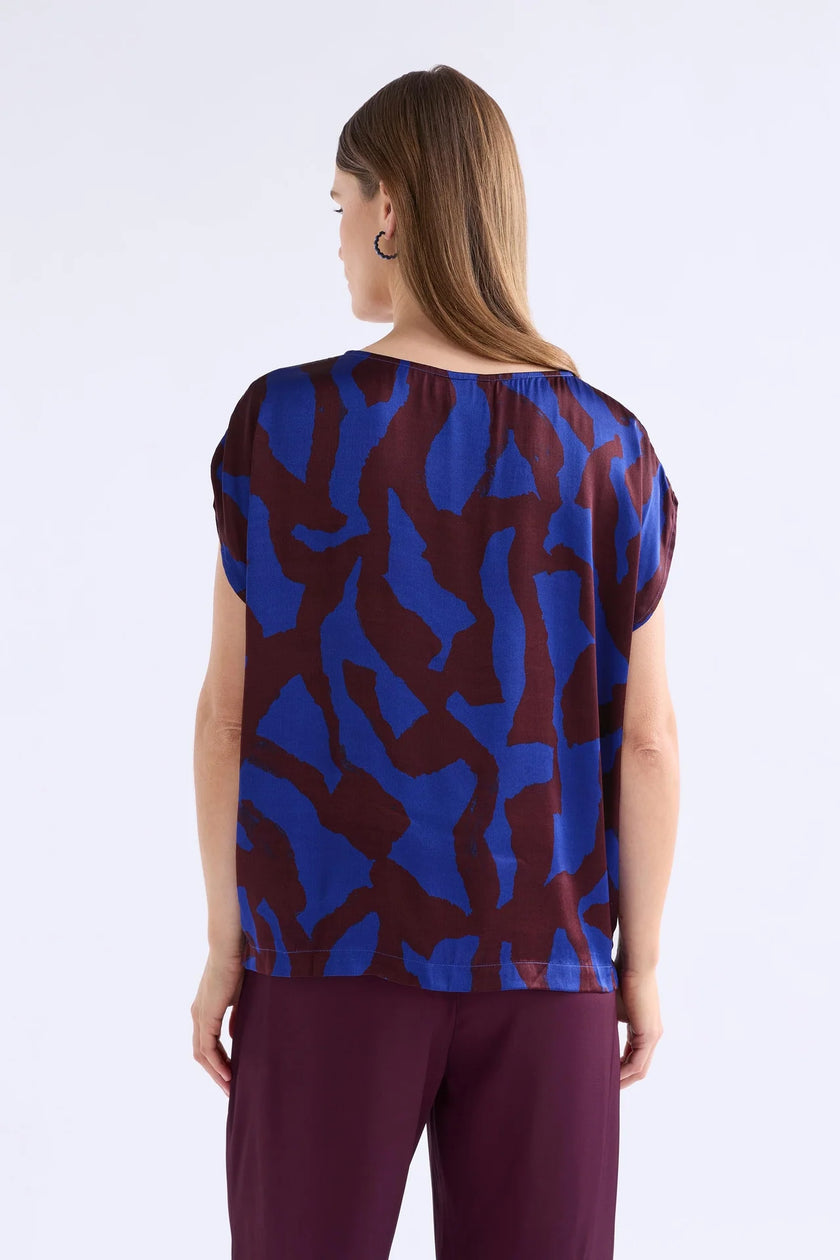 Elk Besa Top Varr Print Shiraz