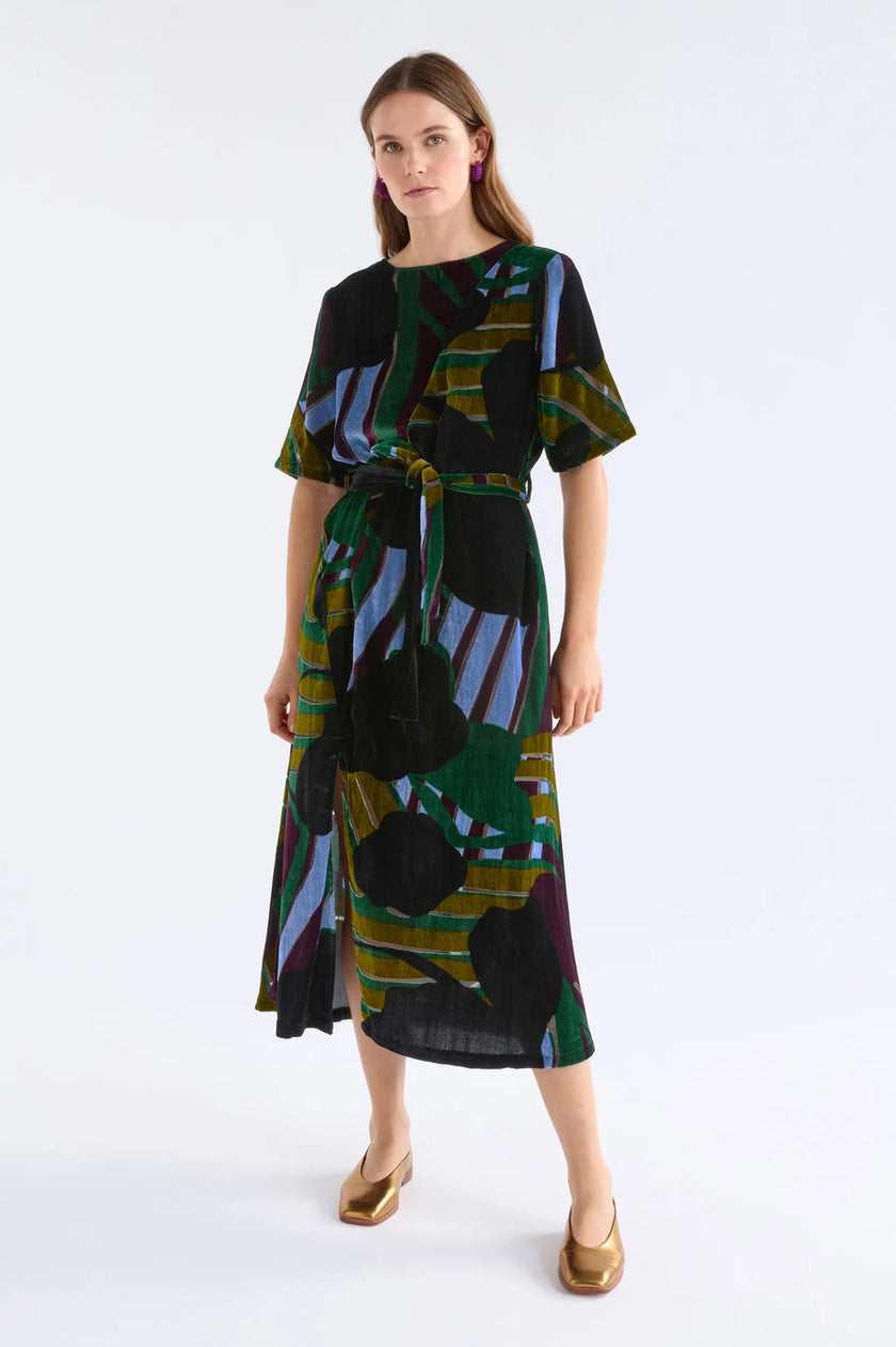 Elk Reihen Dress Stribe Burnout