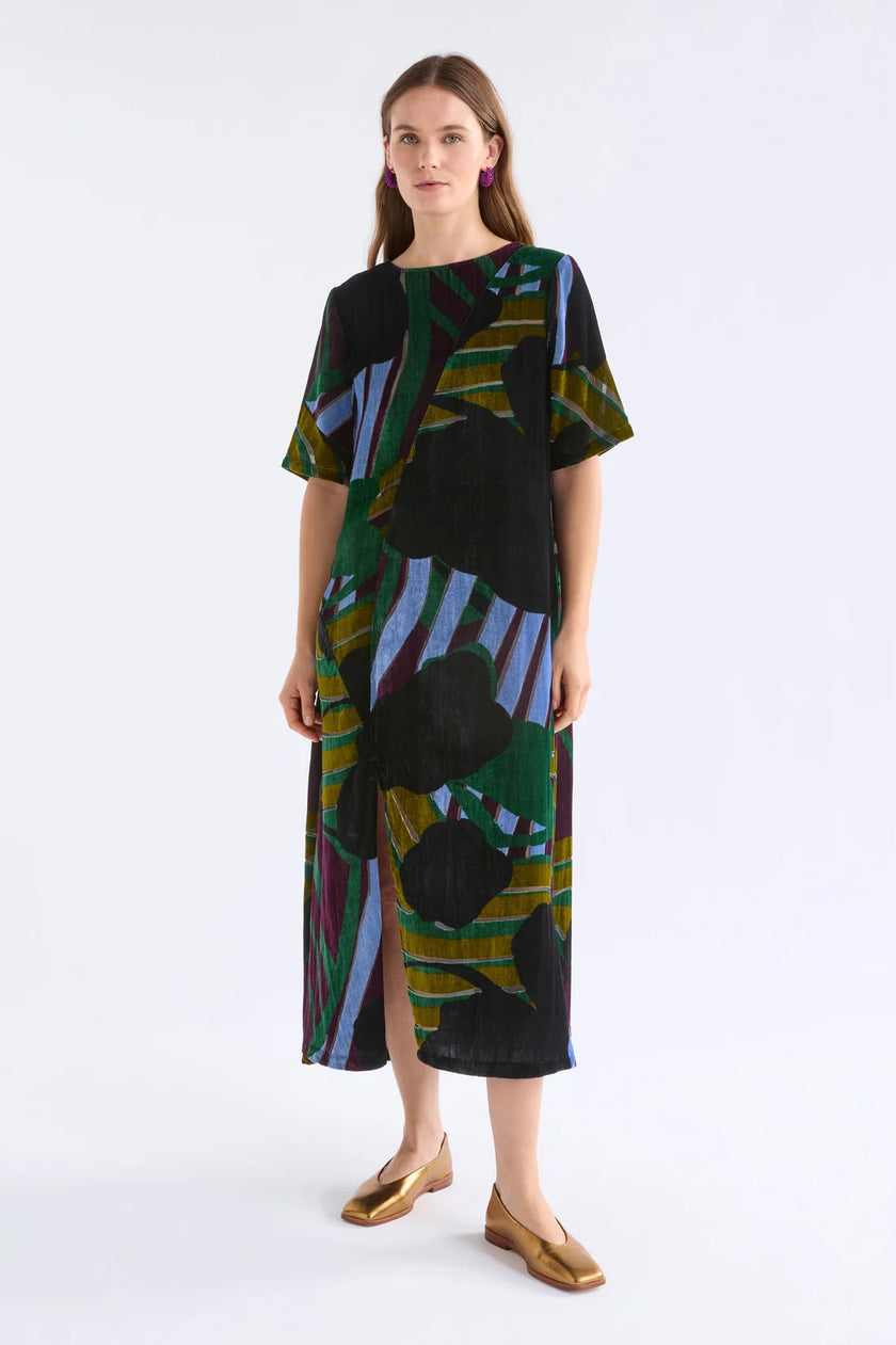 Elk Reihen Dress Stribe Burnout