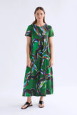 Elk Sigel T-Shirt Dress Facet Print