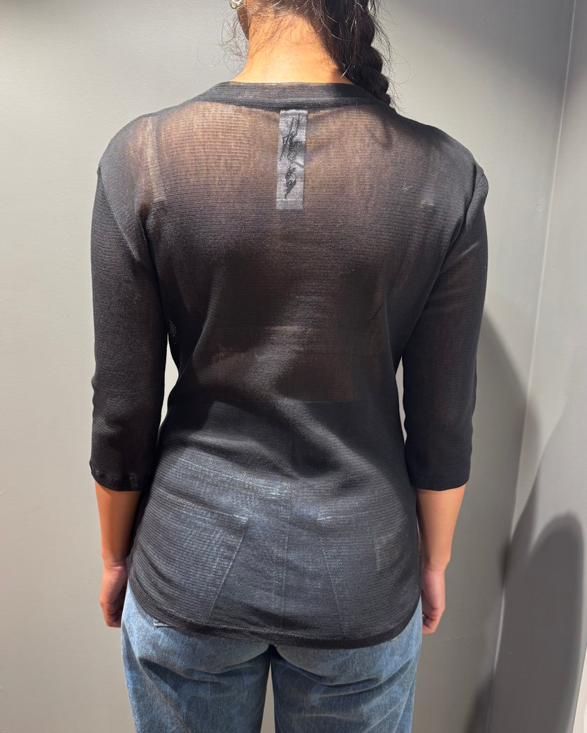 M. A. Dainty Meadow Top Black