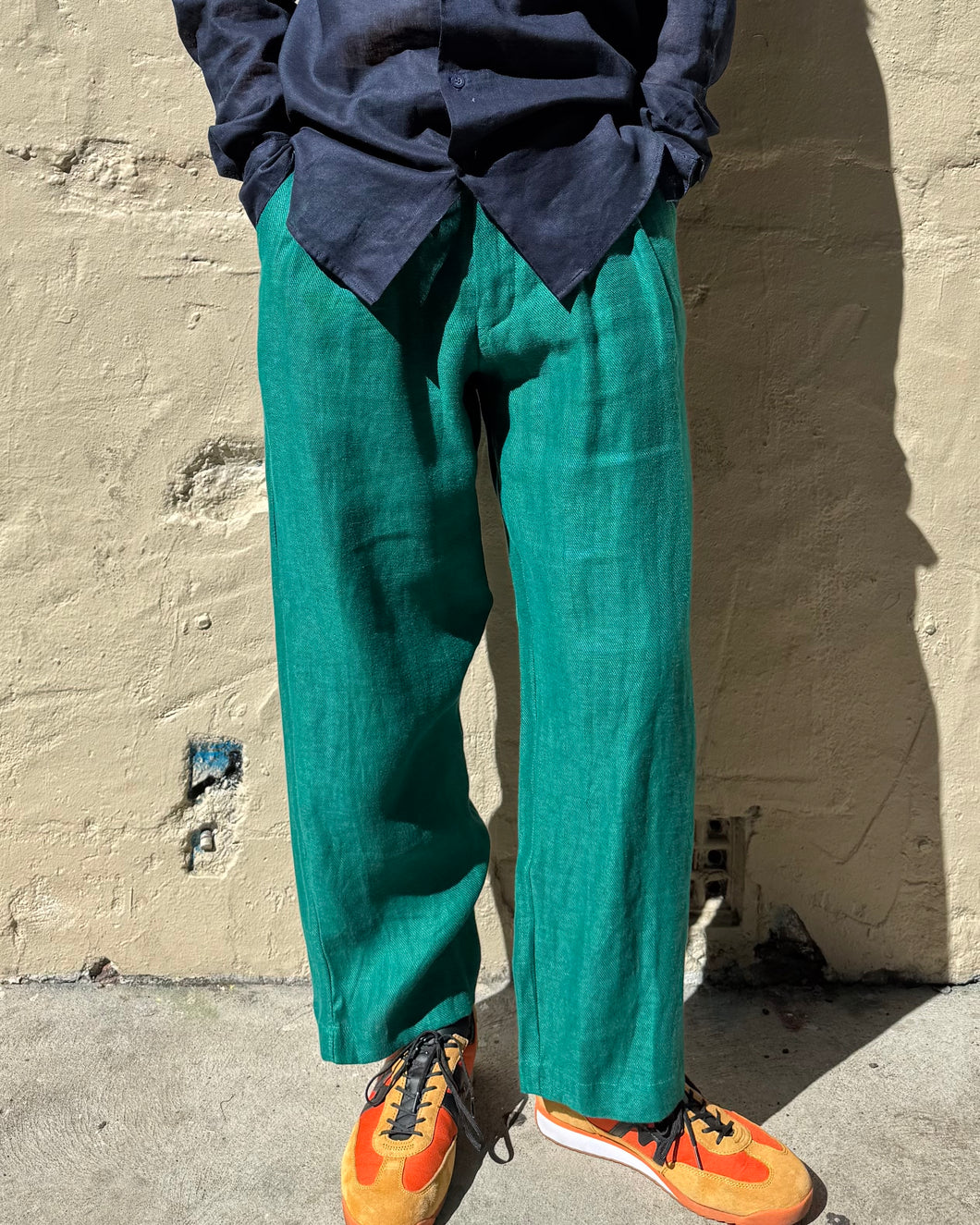 Milkman Linen Pant Green