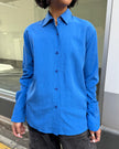 Milkman Lyo-Linen Shirt Blue