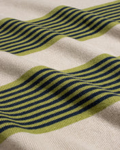 Load image into Gallery viewer, Far Afield Kier Linval Stripe Polo Sand/Green
