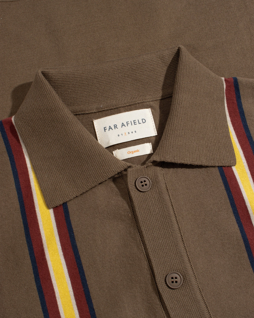 Far Afield Velzy Canopy Stripe Knit Shirt
